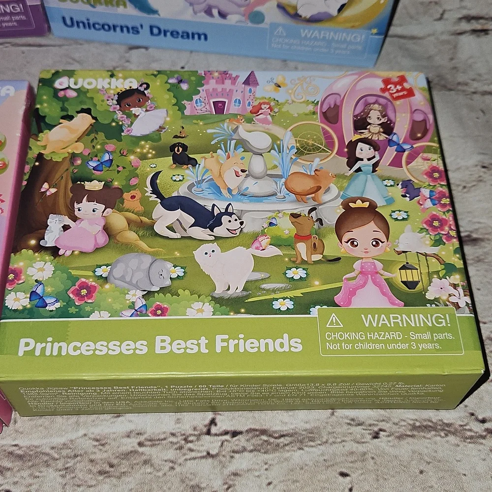 Quokka Princess Mermaids Faory Tale Unicorns 60 Piece Each‎